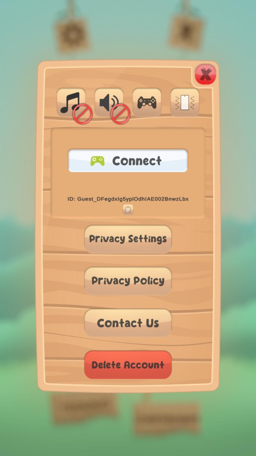 Step 2 — Tap Delete Account